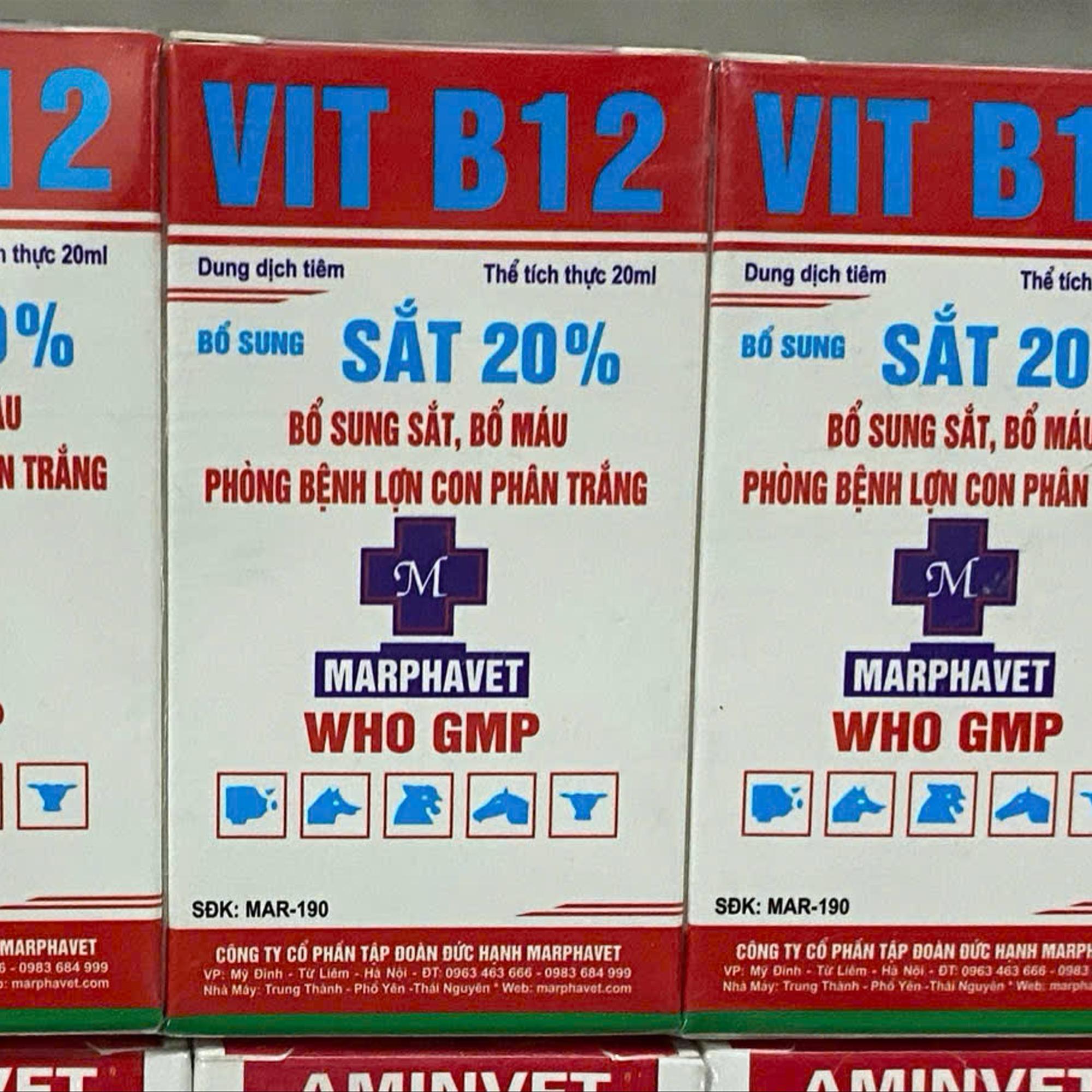 Vit B12-duoc-ban-tai-Cửa Hàng Thuốc Thú Y Lanh Luyến