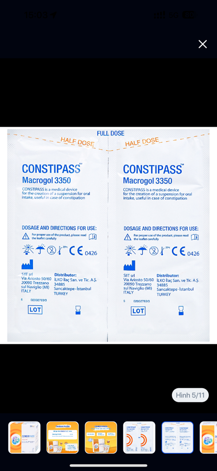 Bột nhuận tràng Constipass Wellcare (20 gói x 6.65g) cải thiện tình trạng táo bón cho người lớn và trẻ em-duoc-ban-tai-Happi’s pharmacy 