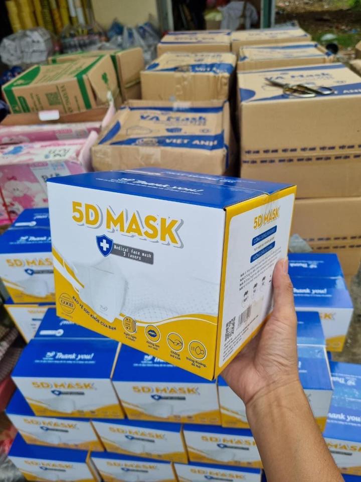 Khẩu trang 5D hộp 100c màu hồng-duoc-ban-tai-Phạm Thảo