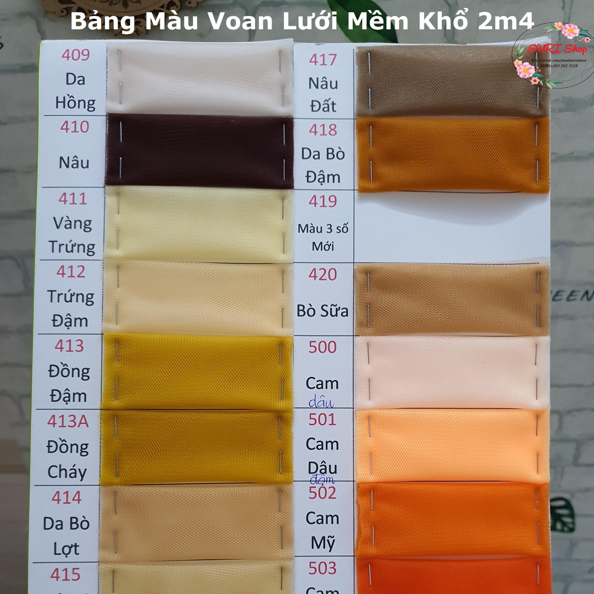 VOAN LƯỚI MỀM CAO CẤP KHỔ 2m34 - Chuyên dùng may đầm cưới, Đầm Công Chúa, Trang Trí tiệc-duoc-ban-tai-Lê Trang Nhung