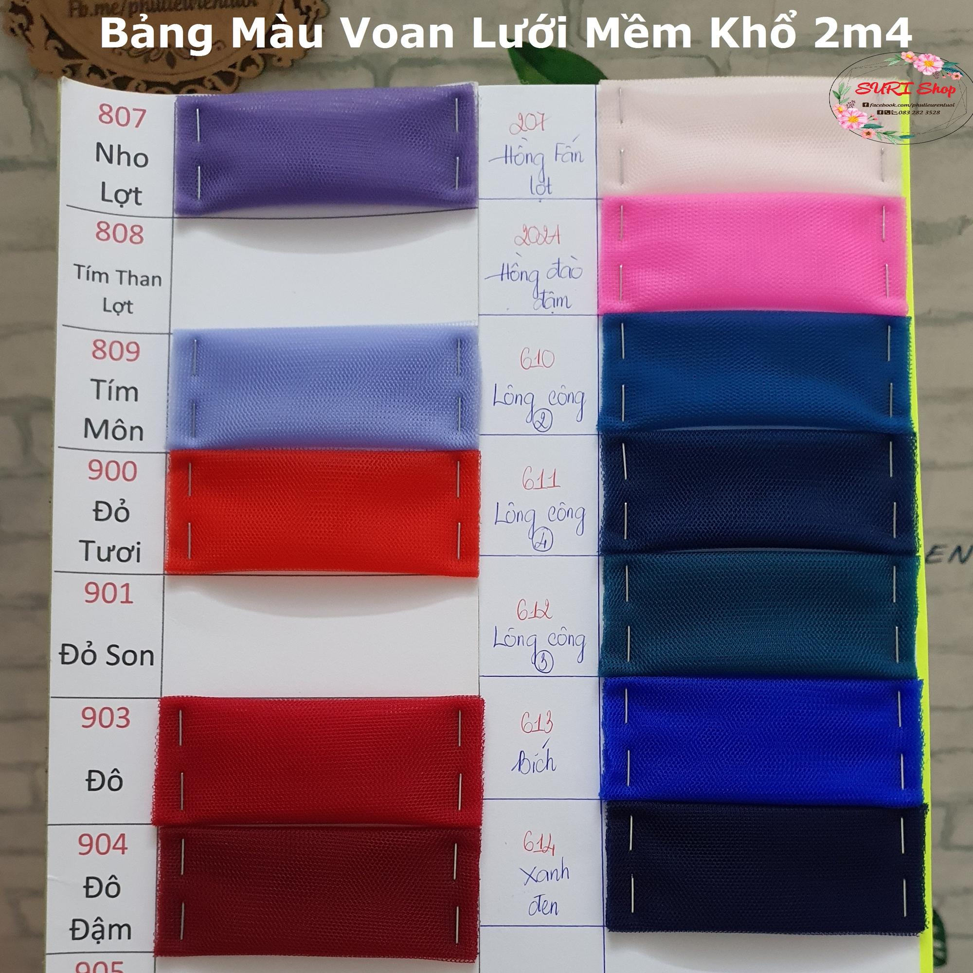 VOAN LƯỚI MỀM CAO CẤP KHỔ 2m34 - Chuyên dùng may đầm cưới, Đầm Công Chúa, Trang Trí tiệc-duoc-ban-tai-Lê Trang Nhung