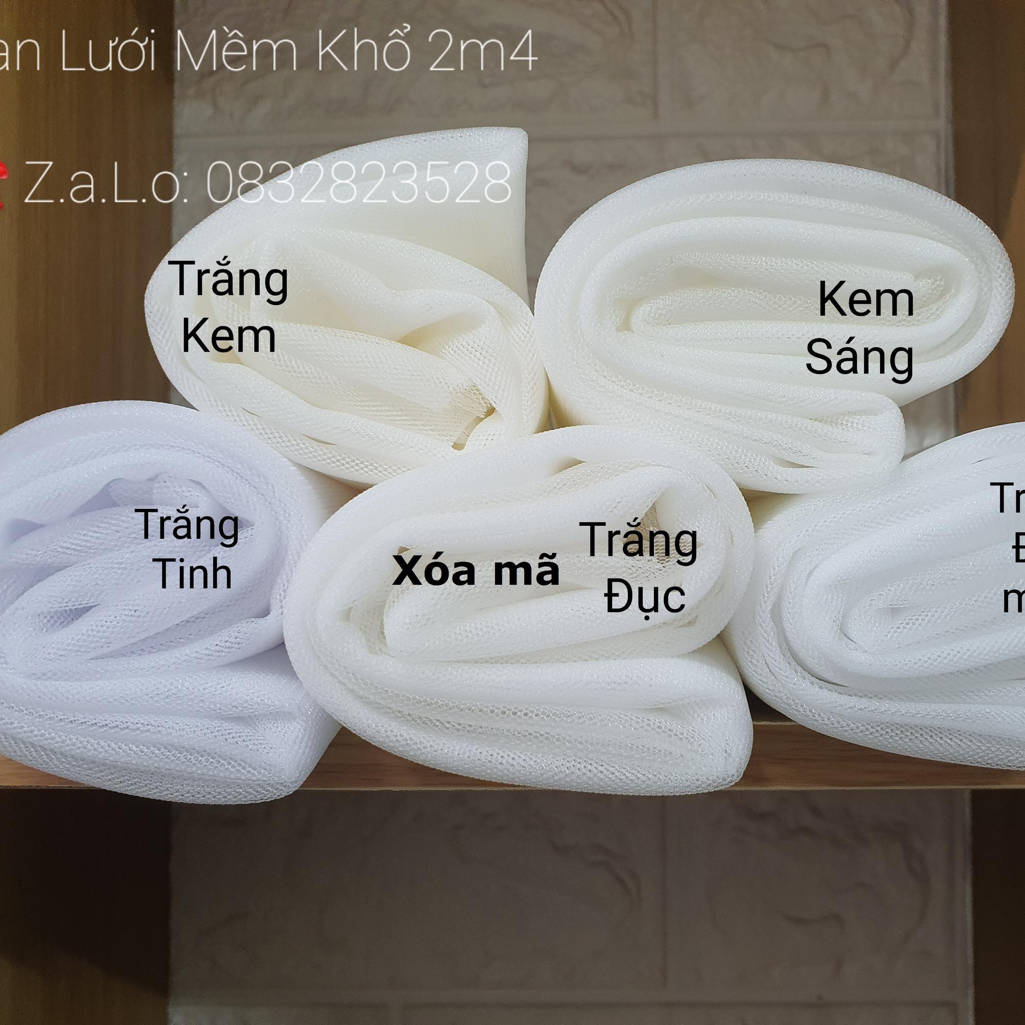 VOAN LƯỚI MỀM CAO CẤP KHỔ 2m34 - Chuyên dùng may đầm cưới, Đầm Công Chúa, Trang Trí tiệc-duoc-ban-tai-Lê Trang Nhung