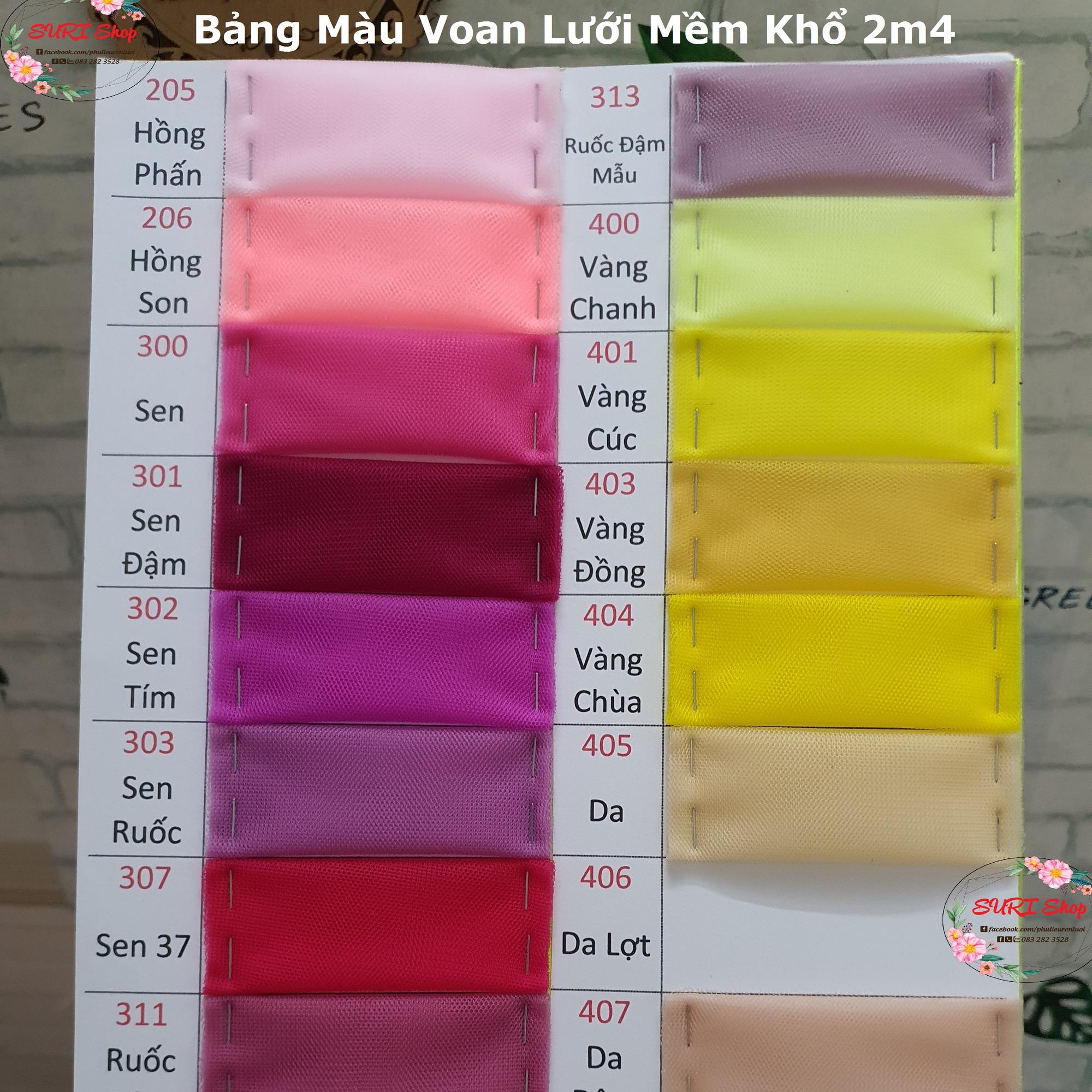 VOAN LƯỚI MỀM CAO CẤP KHỔ 2m34 - Chuyên dùng may đầm cưới, Đầm Công Chúa, Trang Trí tiệc-duoc-ban-tai-Lê Trang Nhung