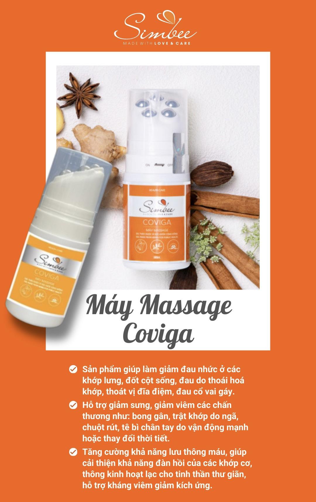 Máy Massage GEL THẢO DƯỢC COVIGA-duoc-ban-tai-Lê Trang Nhung