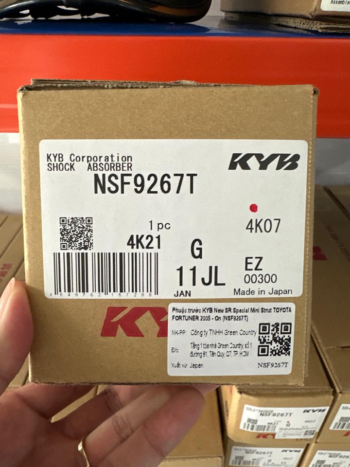 KYB NEW SR - FORTUNER trước sau-duoc-ban-tai-Dr.Shock VN
