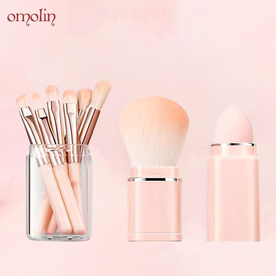 Bộ cọ trang điểm thiết kế rút gọn mini tiện lợi-duoc-ban-tai-Onenee Order