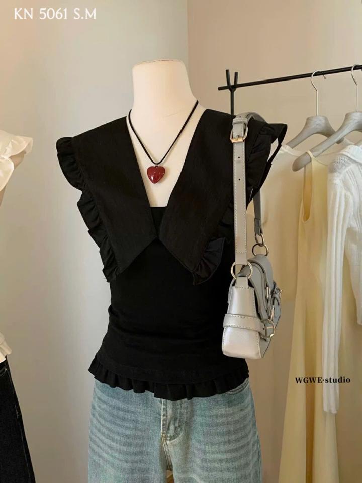 ÁO TRẮNG ĐEN BÂU ĐẮP KN-duoc-ban-tai-BASIC GIRL