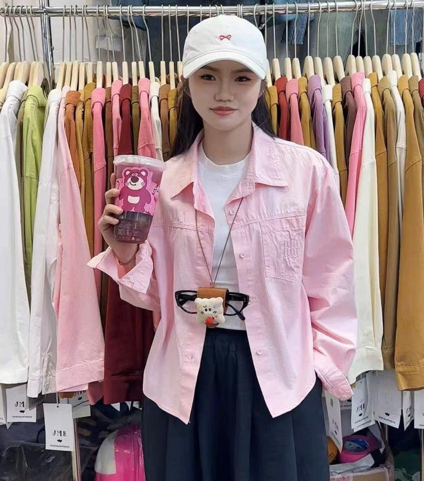 ÁO SƠMI MÀU THĐ-duoc-ban-tai-BASIC GIRL