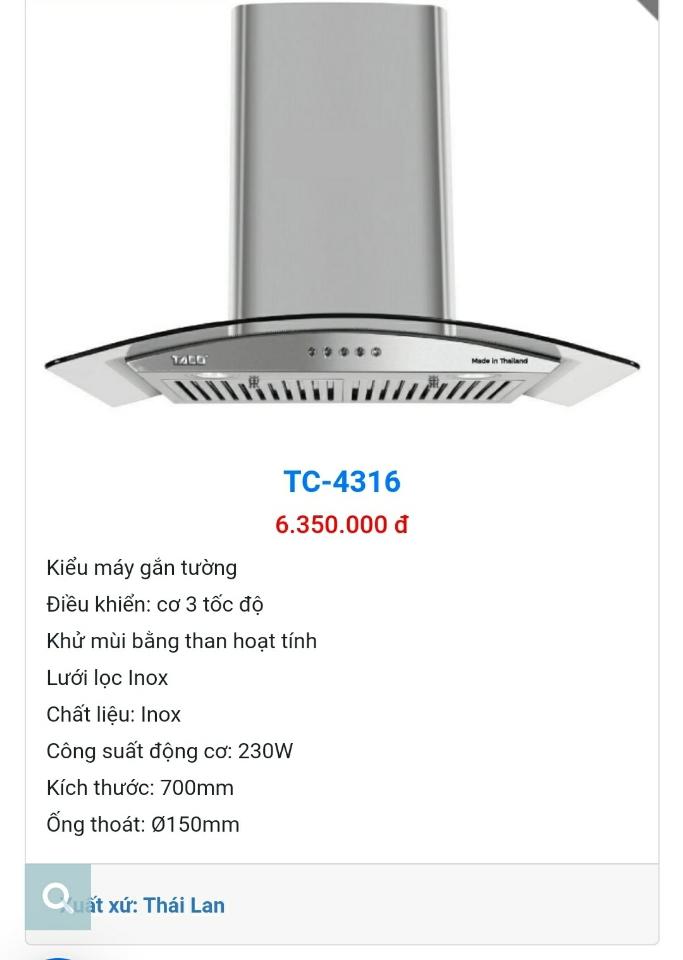 TC-4316 ( hút mùi kính cong - Cơ)-duoc-ban-tai-NPP TT ĐIỆN MÁY NỘI THẤT ĐÀO GIA