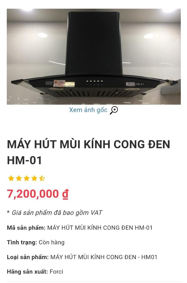 Hút mùi Forci HM01-duoc-ban-tai-NPP TT ĐIỆN MÁY NỘI THẤT ĐÀO GIA