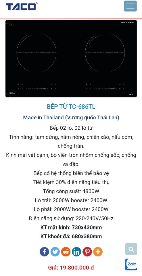 Bếp từ đôi Taco TC686TL-duoc-ban-tai-NPP TT ĐIỆN MÁY NỘI THẤT ĐÀO GIA