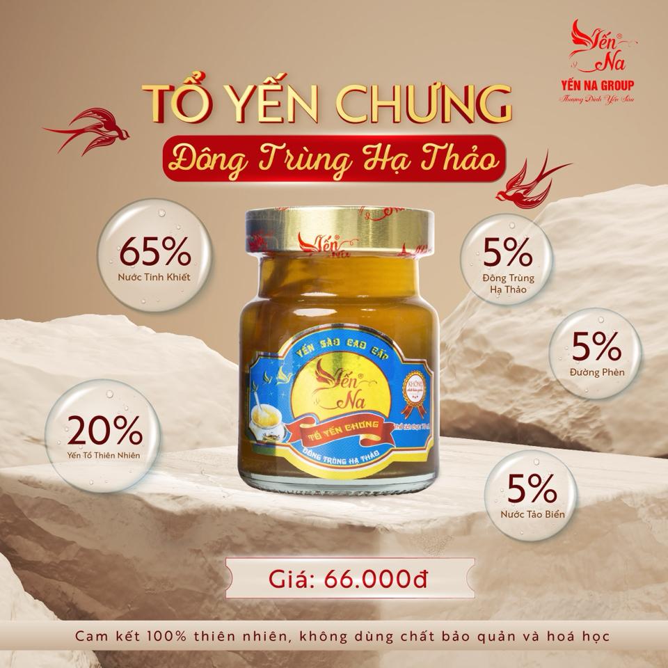 Yến chưng Đông trùng hạ thảo-duoc-ban-tai-TTL GIFT
