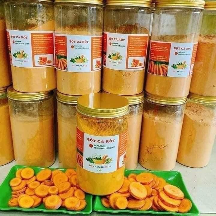 Bột cà rốt sấy lạnh-duoc-ban-tai-Shop Hương rừng Điện Biên