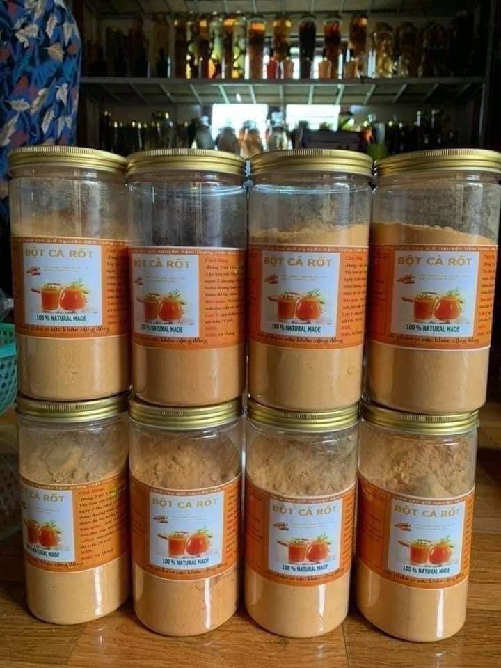 Bột cà rốt sấy lạnh-duoc-ban-tai-Shop Hương rừng Điện Biên