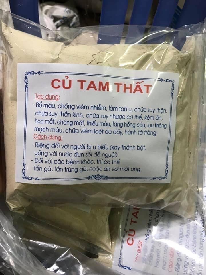 Bột tam thất-duoc-ban-tai-Shop Hương rừng Điện Biên