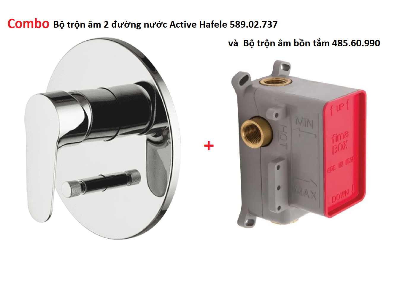 COMBO Bộ trộn âm 2 đường nước Active Hafele 589.02.737 và  Bộ trộn âm bồn tắm 485.60.990-duoc-ban-tai-CÔNG TY TNHH TM-DV 462