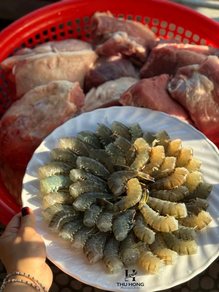 Lạp Xưởng Tôm Thẻ ( 1kg ) -duoc-ban-tai-Bánh Trung Thu Tươi Thu Hồng