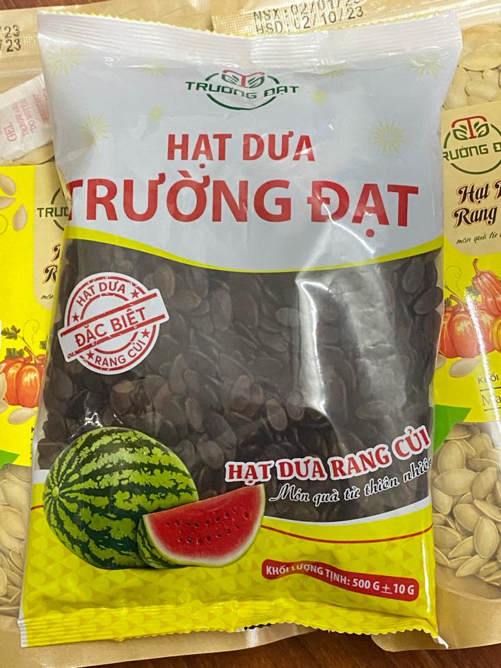 Hạt dưa rang củi túi trắng 500gr-duoc-ban-tai-Hạt Dưa Trường Đạt