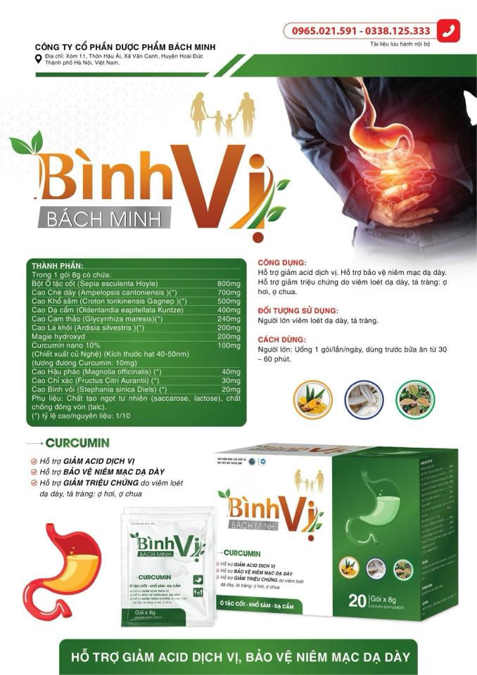 Bình vị bách minh-duoc-ban-tai-Kho sỉ thuốc, tpcn