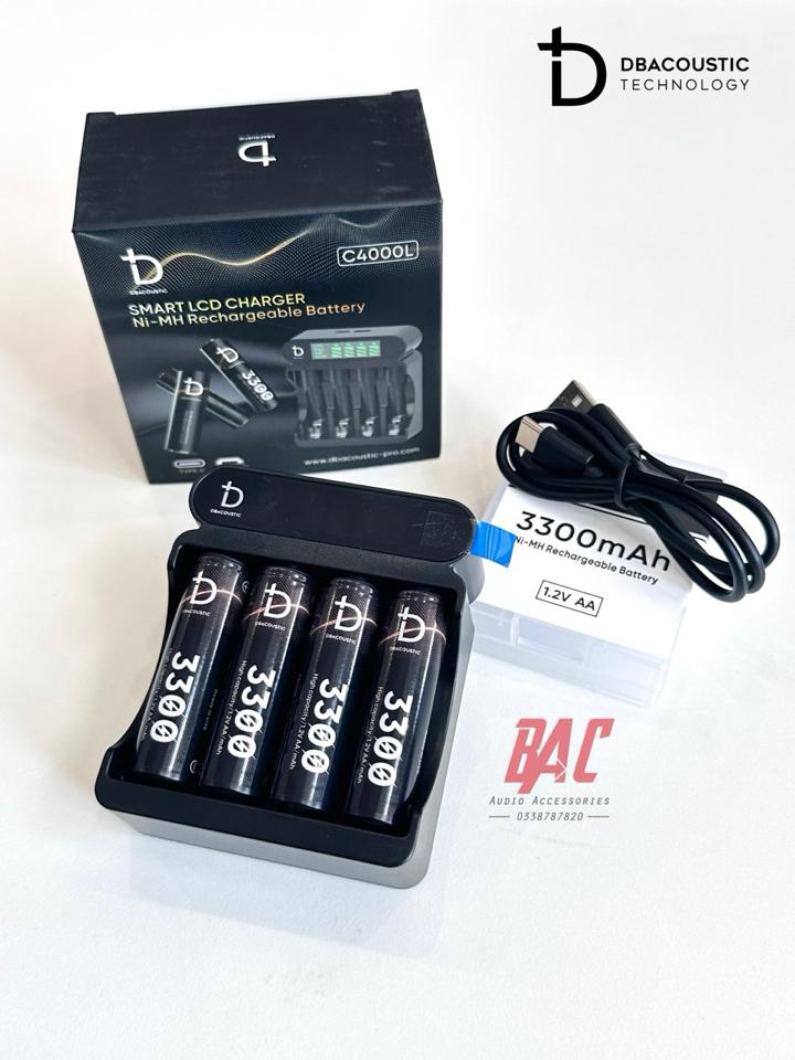 Pin sạc Dbacoustic ( 1 dock sạc 4 pin )-duoc-ban-tai-VINH THỊNH AUDIO