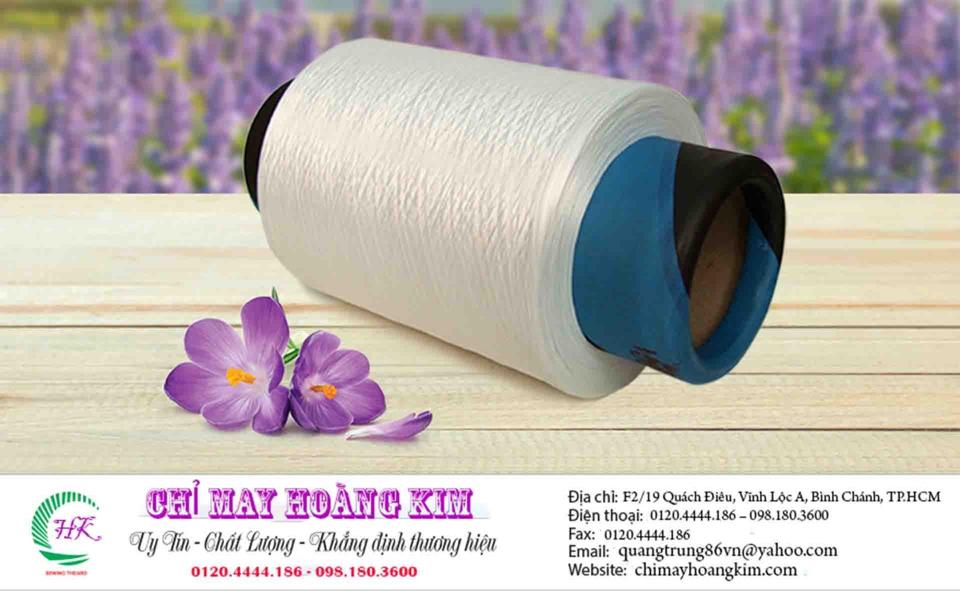 Tơ trắng 150A lốc 12 cuộn-duoc-ban-tai-Chỉ may Polyester - Chỉ May Hoàng Kim - Chuyên cung cấp chỉ may công nghiệp, Chỉ may quần áo, Chỉ may giá rẻ, chỉ tơ vắt sổ