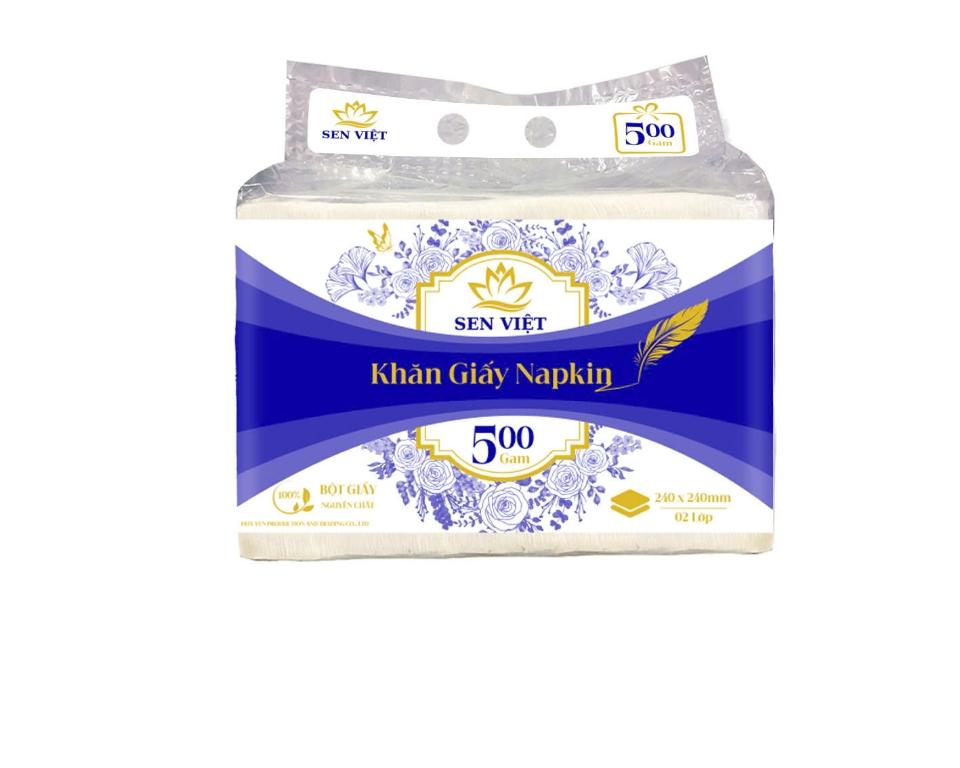 Napkin sen việt 0,5kg-duoc-ban-tai-NPP KHĂN GIẤY ĂN GVS THƯƠNG HÀ