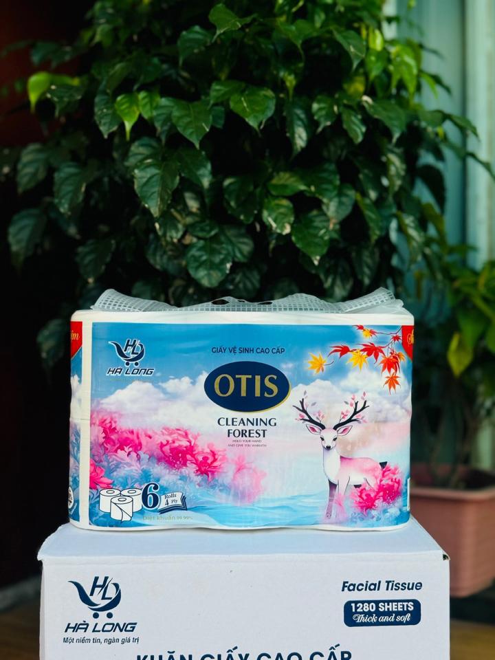 Gvs OTis 6 cuộn Hươu to-duoc-ban-tai-NPP KHĂN GIẤY ĂN GVS THƯƠNG HÀ