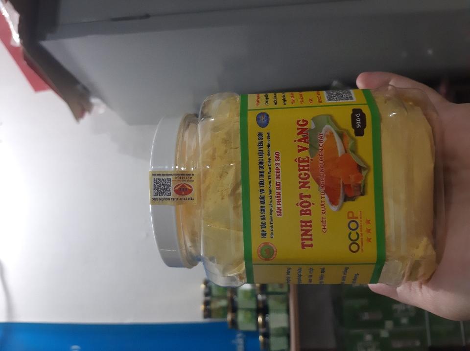 Tinh bột nghệ vàng HTX Yên Sơn -duoc-ban-tai-Đông y Việt Phương