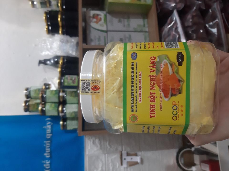 Tinh bột nghệ vàng HTX Yên Sơn -duoc-ban-tai-Đông y Việt Phương