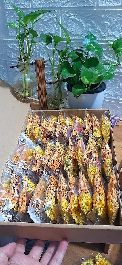 Trà Đông trùng sấy nhiệt mix vị hộp 30 gói -duoc-ban-tai-Đông y Việt Phương