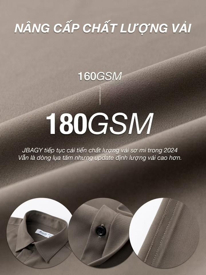 Áo sơ mi nam tay dài JBAGY Pastel sơ mi Nâu , Đen , Xanh Navy form rộng, vải lụa tăm cao cấp phong cách Hàn Quốc -duoc-ban-tai-Handsome Shop