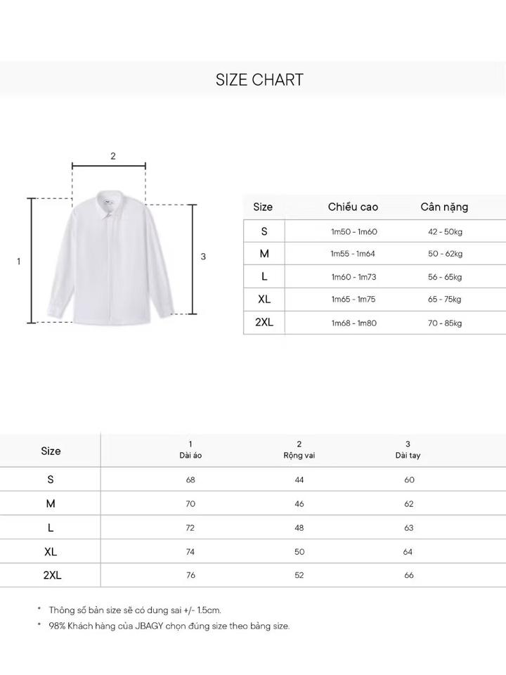 Áo sơ mi nam tay dài JBAGY Pastel sơ mi trắng form rộng, vải lụa tăm cao cấp phong cách Hàn Quốc-duoc-ban-tai-Handsome Shop