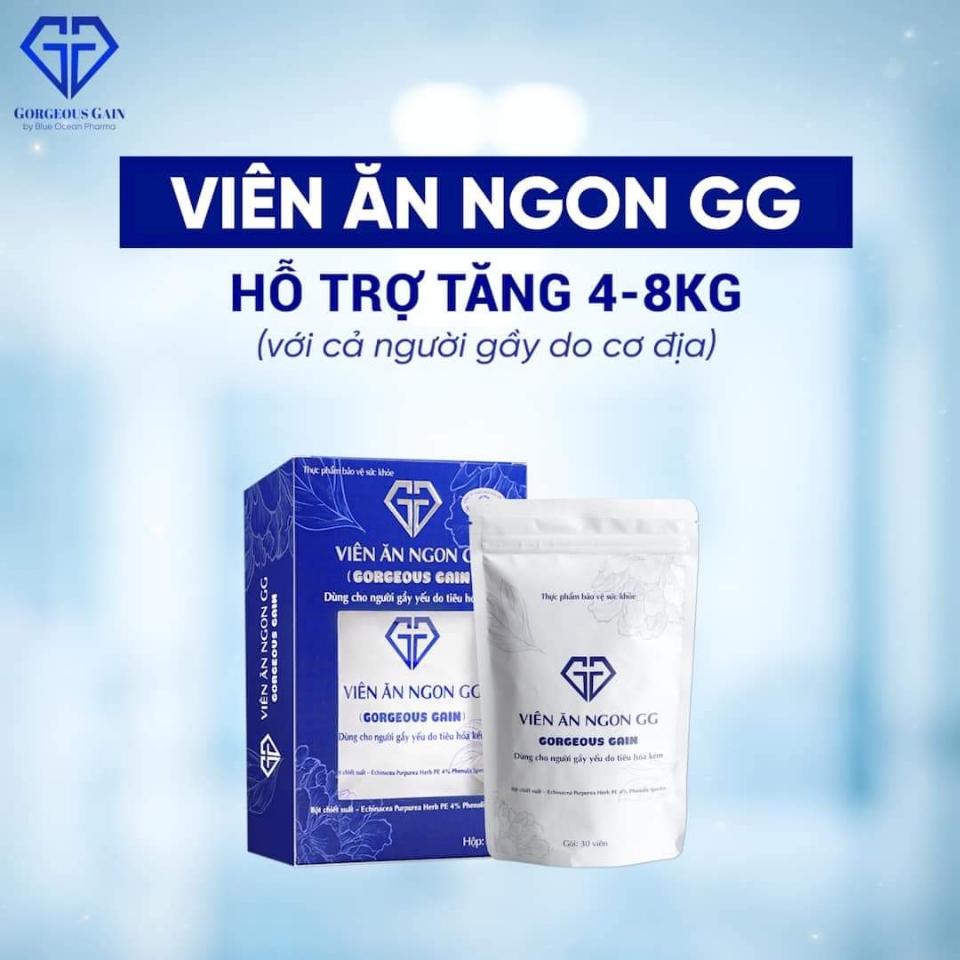 VIÊN ĂN NGON GG- TĂNG 4-8KG SAU 1 LIỆU TRÌNH-duoc-ban-tai-Mỹ phẩm Thùy Xuyên