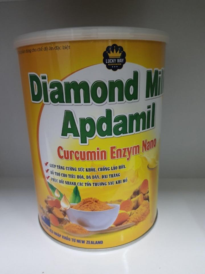 Sữa bột diamond milk apdamil curcumin enzyme nano-duoc-ban-tai-Mỹ phẩm Thùy Xuyên