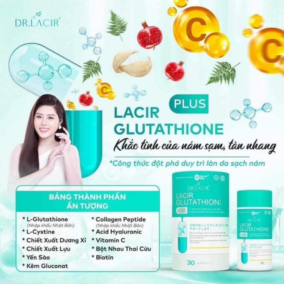 Viên uống ngắt nám Glutathion Plus-duoc-ban-tai-Mỹ phẩm Thùy Xuyên