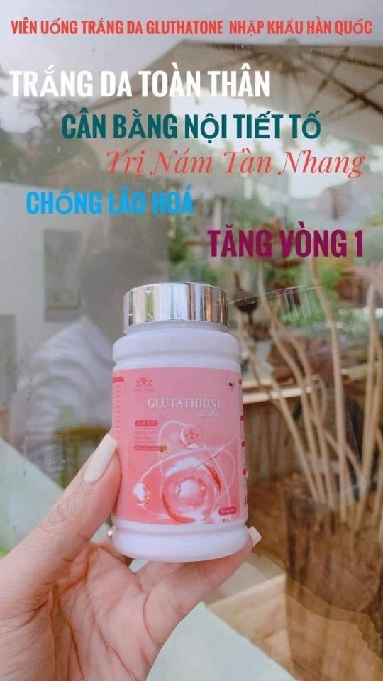 Glutathion 2500mg Hàn Quốc - Trắng da hủy nám toàn thân-duoc-ban-tai-Mỹ phẩm Thùy Xuyên