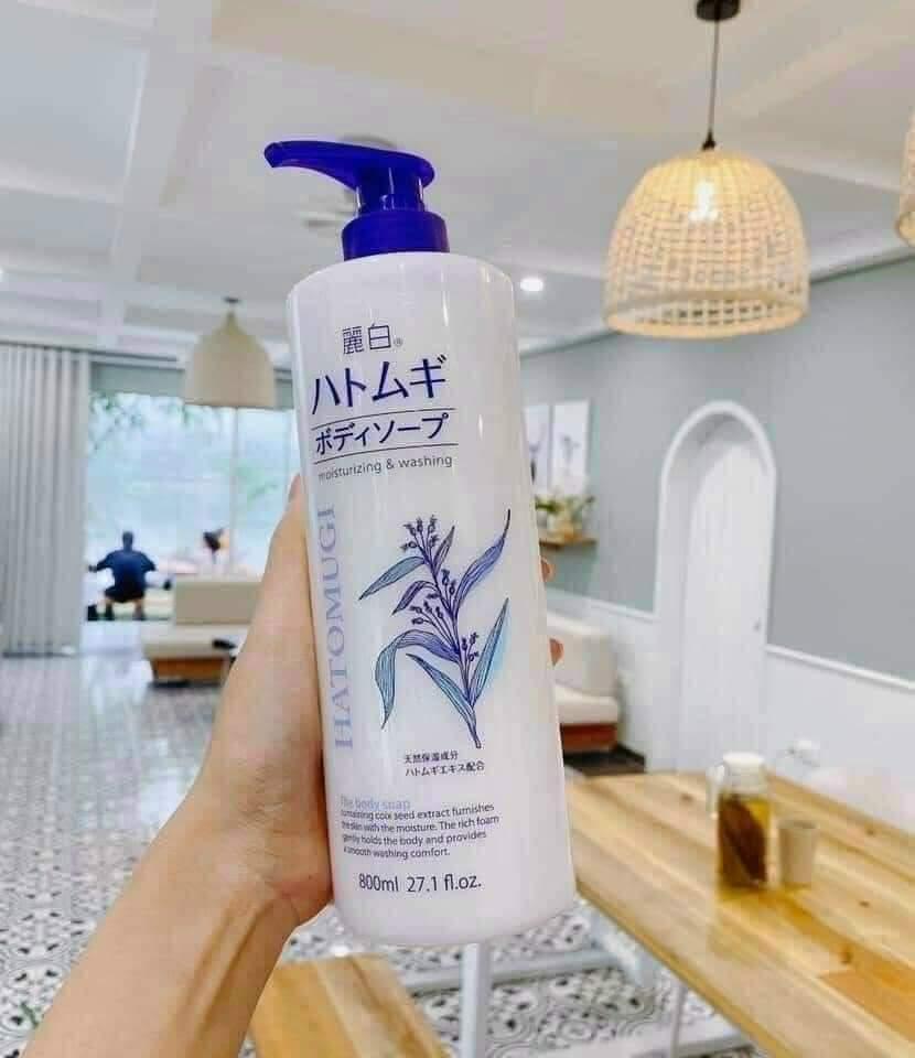SỮA TẮM HATOMUGI NHẬT - Da mềm mướt trắng mịn -duoc-ban-tai-Mỹ phẩm Thùy Xuyên