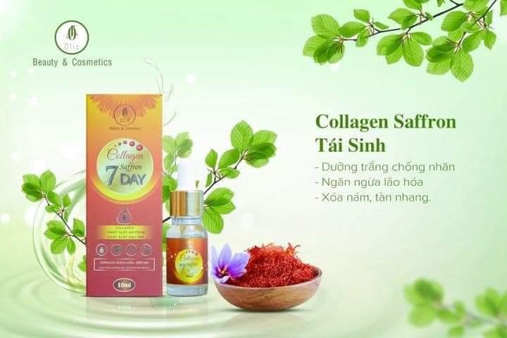 HUYẾT THANH TRUYỀN TRẮNG OLIC- serum safaron-duoc-ban-tai-Mỹ phẩm Thùy Xuyên