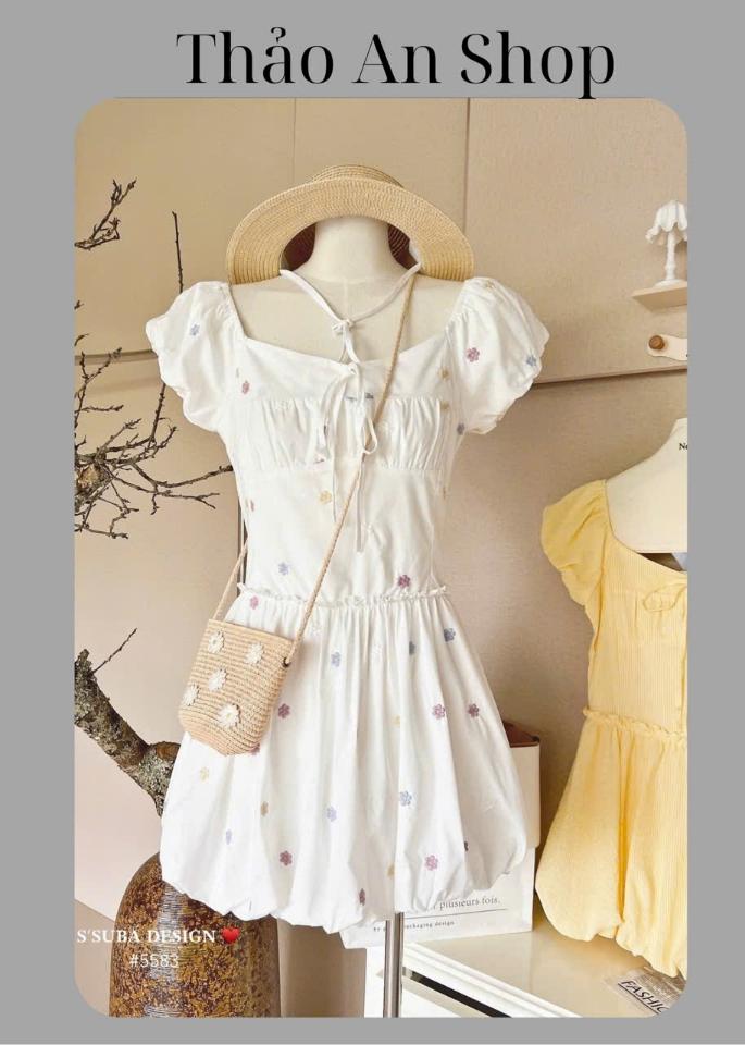 Váy chấm bi ngắn -duoc-ban-tai-Thảo An Shop
