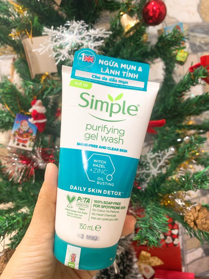 SRM Simple Purifying Gel Wash Ngừa Mụn Cho Da Nhạy Cảm-duoc-ban-tai-Chan Chan shop