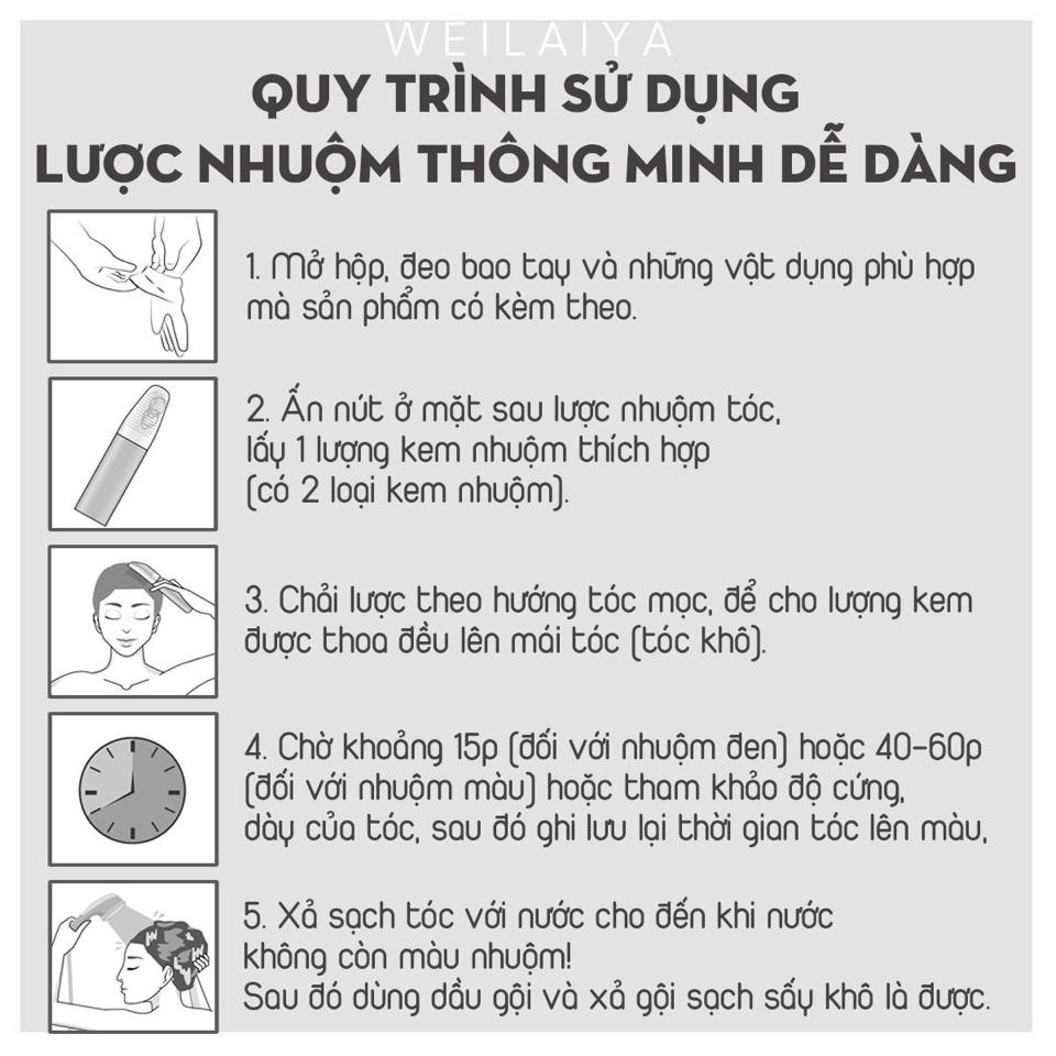 Dầu gội phủ bạc dưỡng tóc WEILAIYA (100ml)-duoc-ban-tai-Chan Chan shop