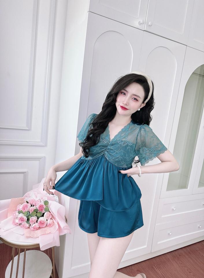 Sọt latin ren xanh đậm-duoc-ban-tai-Chan Chan shop