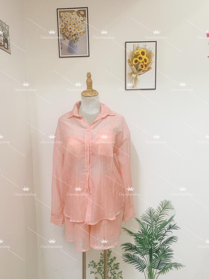 Set đồ đi biển Hồng -duoc-ban-tai-Chan Chan shop