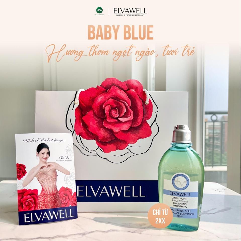 Túi hoa Hồng + thiệp ELVAWELL -duoc-ban-tai-Chan Chan shop