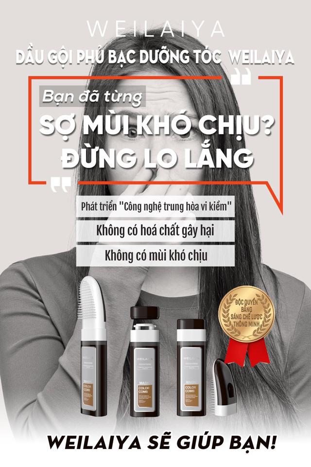 Dầu gội phủ bạc dưỡng tóc WEILAIYA (100ml)-duoc-ban-tai-Chan Chan shop