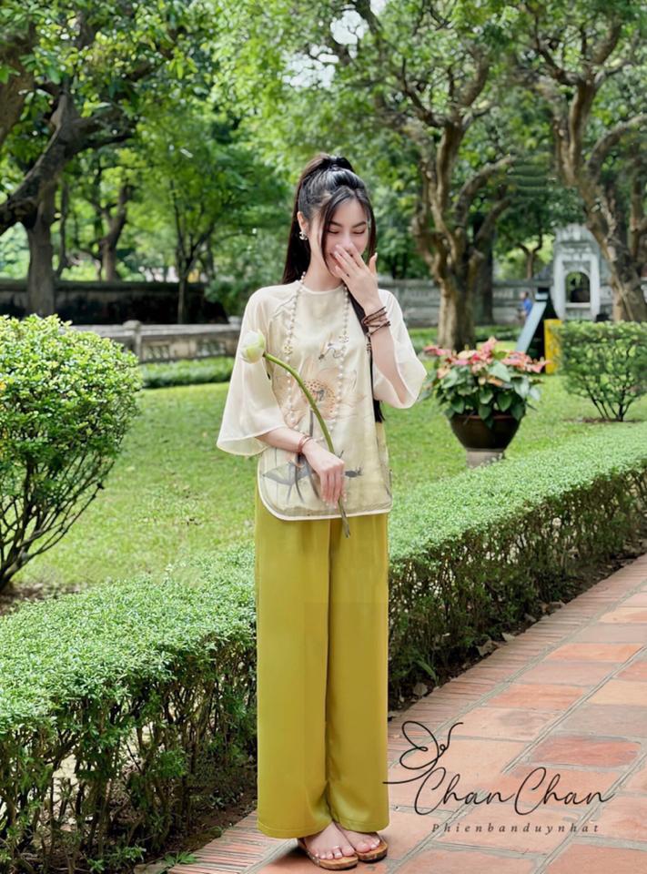 Pháp phục voan tơ in 2 màu cao cấp -duoc-ban-tai-Chan Chan shop