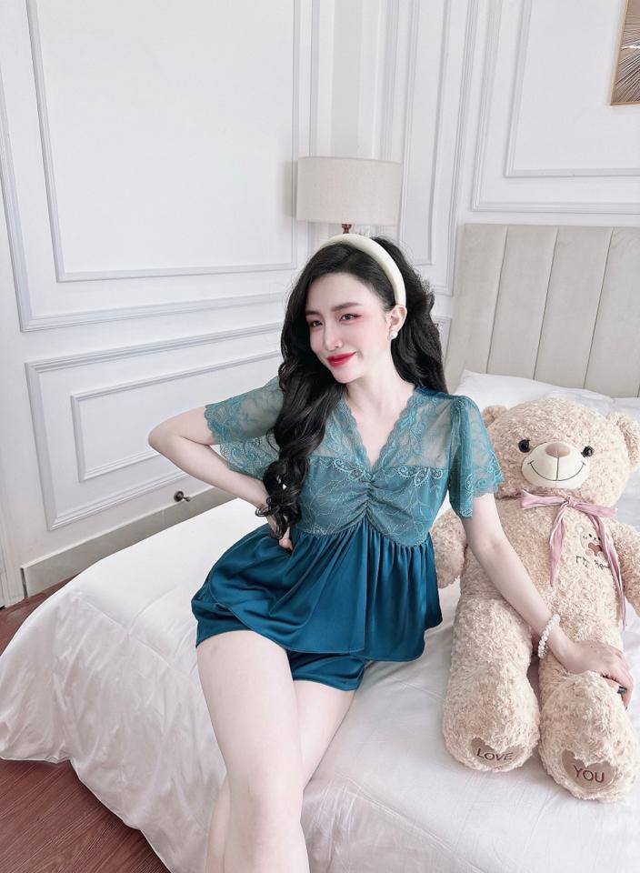 Sọt latin ren xanh đậm-duoc-ban-tai-Chan Chan shop