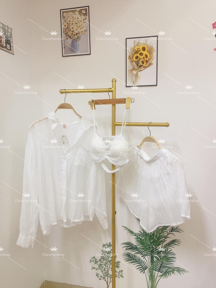 Set đi biển 3 món trắng -duoc-ban-tai-Chan Chan shop