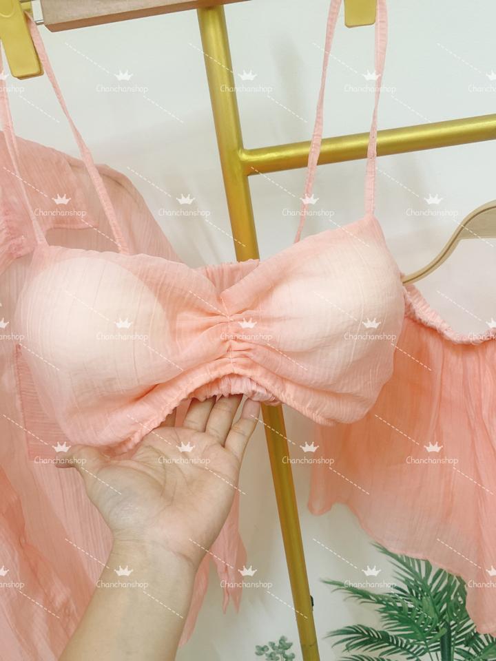 Set đồ đi biển Hồng -duoc-ban-tai-Chan Chan shop