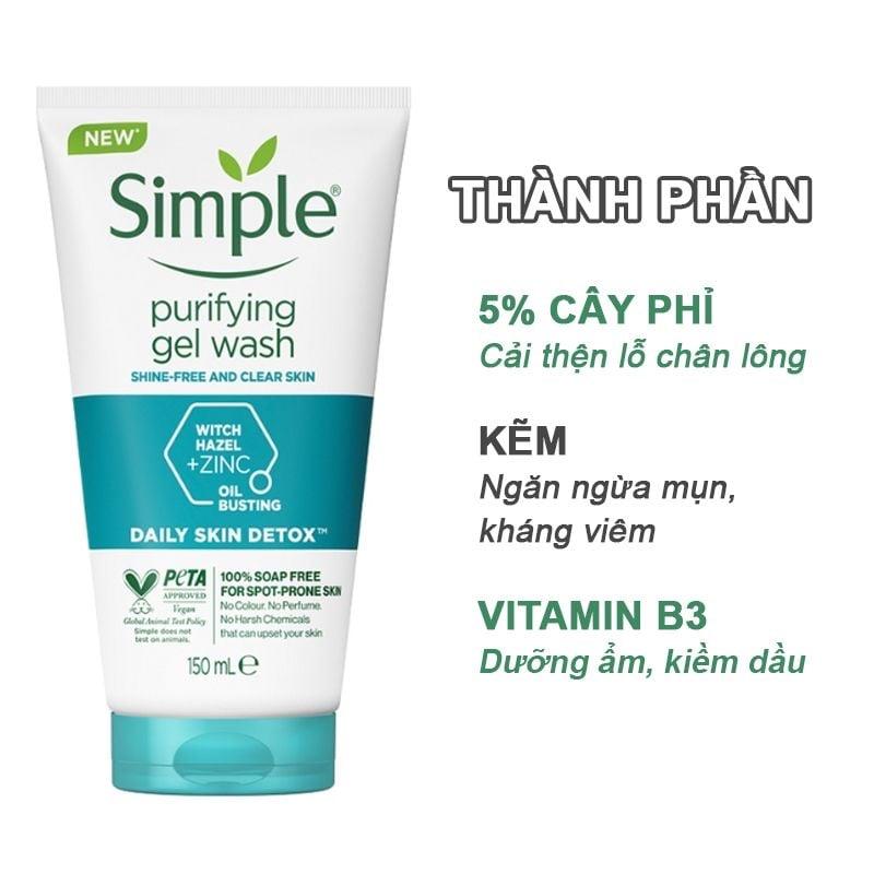 SRM Simple Purifying Gel Wash Ngừa Mụn Cho Da Nhạy Cảm-duoc-ban-tai-Chan Chan shop